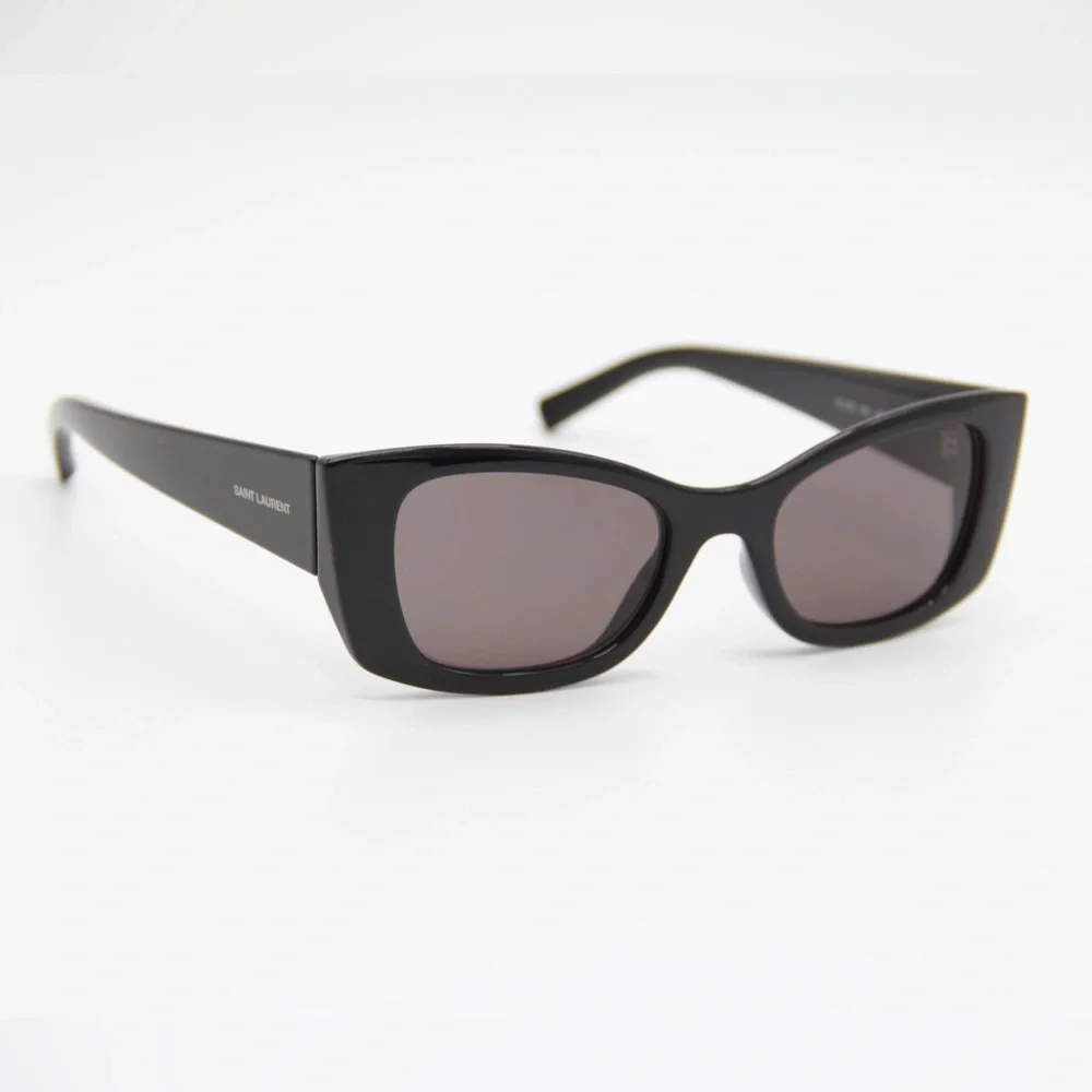 NEW SAINT LAURENT SL593 001 WOMEN BLACK BROWN SUNGLASSES SL 593 - Picture 6 of 11